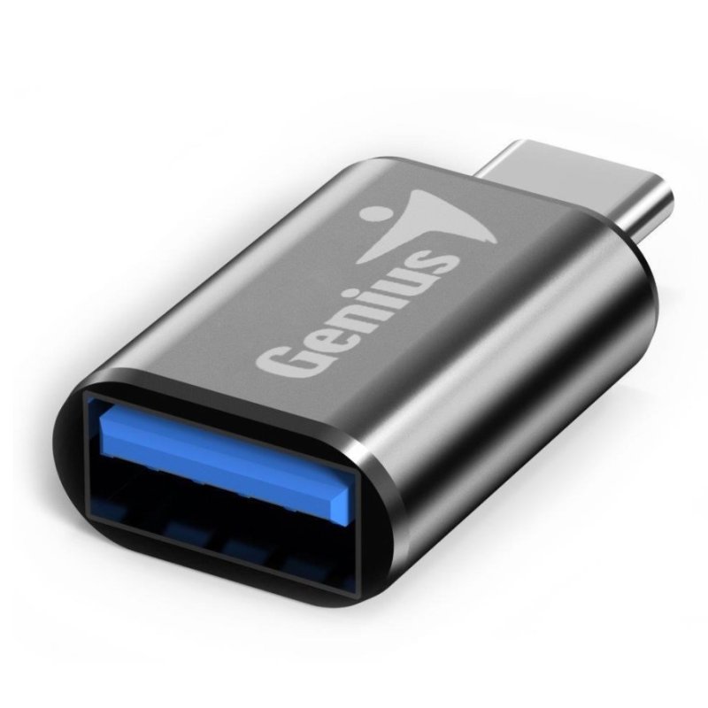 Redukce z USB-A na USB-A, stříbrná s očkem na zavěšení, PremiumCord | Repaspoint.cz